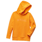 STIHL NARANCSSÁRGA KAPUCNIS GYEREK PULÓVER