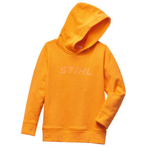 STIHL NARANCSSÁRGA KAPUCNIS GYEREK PULÓVER