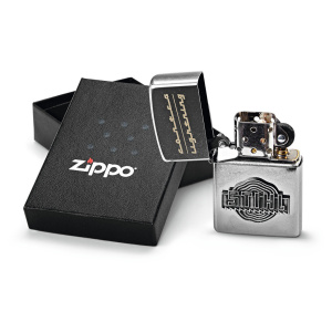 STIHL ZIPPO ÖNGYÚJTÓ "CONTRA LIGHTNING" FELIRATTAL